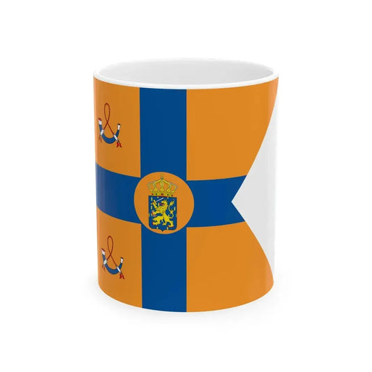 Prinses Marie der Nederlanden vlag (Netherlands) White Coffee Mug 11oz - Go Mug Yourself