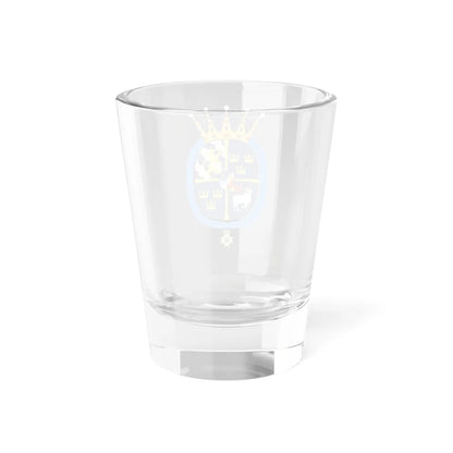 Prinsessan Leonore vapen med Serafimerkors (Sweden) (Coat of Arms) Shot Glass 1.5oz - Go Mug Yourself