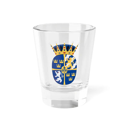 Prinsessan Lilian vapen (Sweden) (Coat of Arms) Shot Glass 1.5oz 1.5oz - Go Mug Yourself