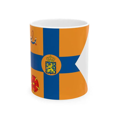 Prinsessen der Nederlanden dochters van Juliana vlag (Netherlands) White Coffee Mug 11oz - Go Mug Yourself