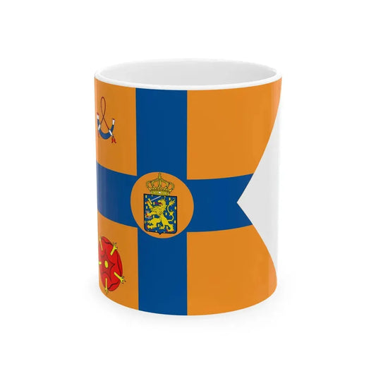 Prinsessen der Nederlanden dochters van Juliana vlag (Netherlands) White Coffee Mug 11oz - Go Mug Yourself