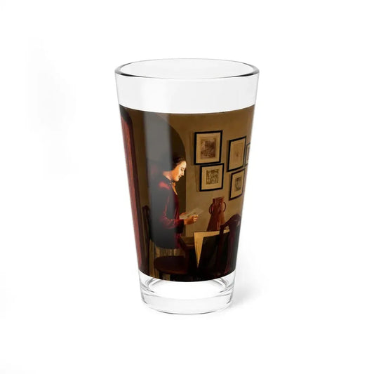 Print Collector illustration, November 1935 (Magazine Illustration) Pint Glass 16oz 16oz - Go Mug Yourself