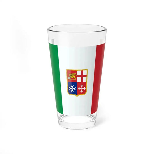 Printable Civil Ensign of Italy (Italy) Pint Glass 16oz 16oz - Go Mug Yourself