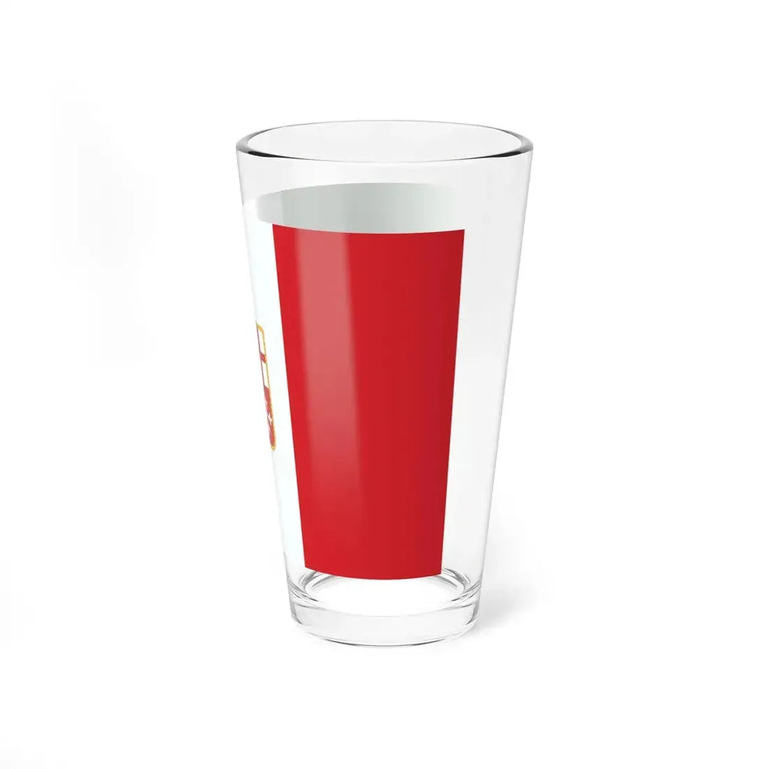 Printable Civil Ensign of Italy (Italy) Pint Glass 16oz - Go Mug Yourself