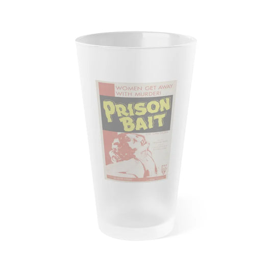 PRISON BAIT 1939 Movie Poster - Frosted Pint Glass 16oz-Go Mug Yourself