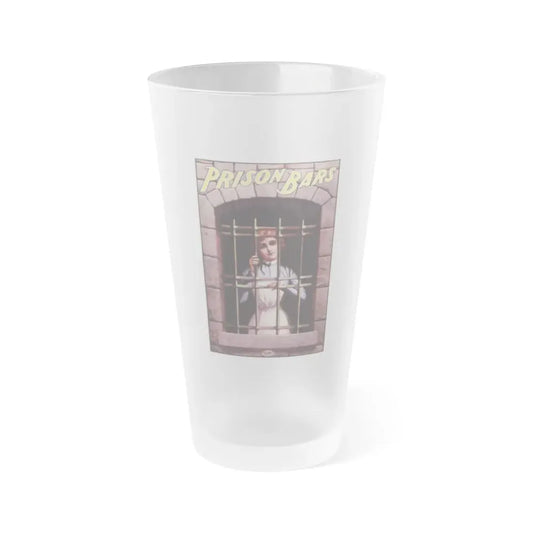 PRISON BARS 1901 Movie Poster - Frosted Pint Glass 16oz Default Title - Go Mug Yourself