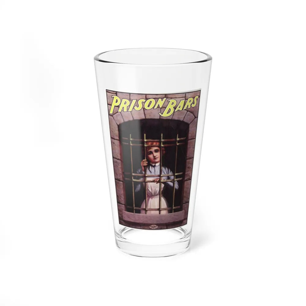 PRISON BARS 1901 Movie Poster - Pint Glass 16oz-16oz-Go Mug Yourself