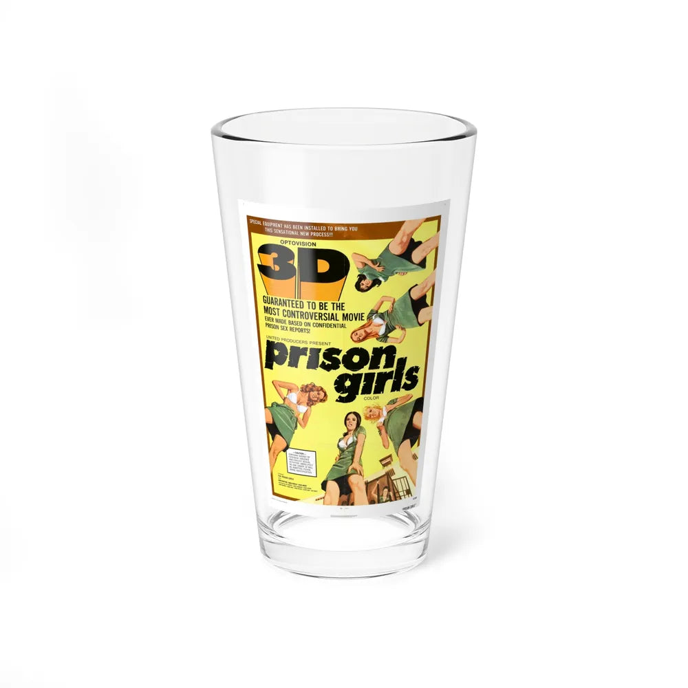 PRISON GIRLS 1972 Movie Poster - Pint Glass 16oz-16oz-Go Mug Yourself