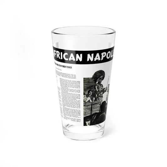 Prisoners of the African Napoleon, Man's Daring, December 1960 (Magazine Illustration) Pint Glass 16oz 16oz - Go Mug Yourself