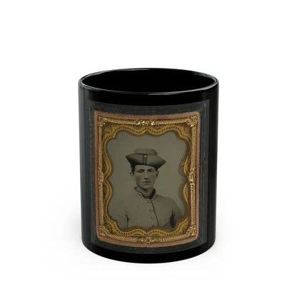 Private Albert B. Martin Of Co. 3, Washington Louisiana Light Artillery Battery (U.S. Civil War) Black Coffee Mug 11oz - Go Mug Yourself