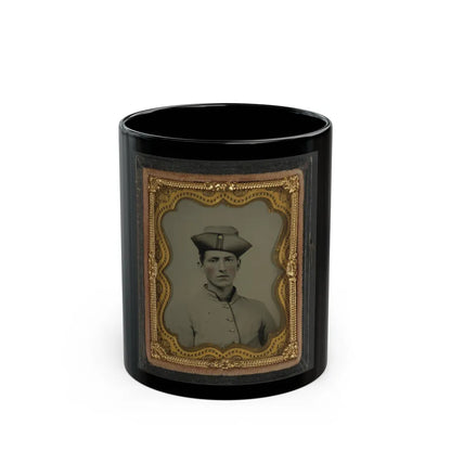 Private Albert B. Martin Of Co. 3, Washington Louisiana Light Artillery Battery (U.S. Civil War) Black Coffee Mug-11oz-Go Mug Yourself