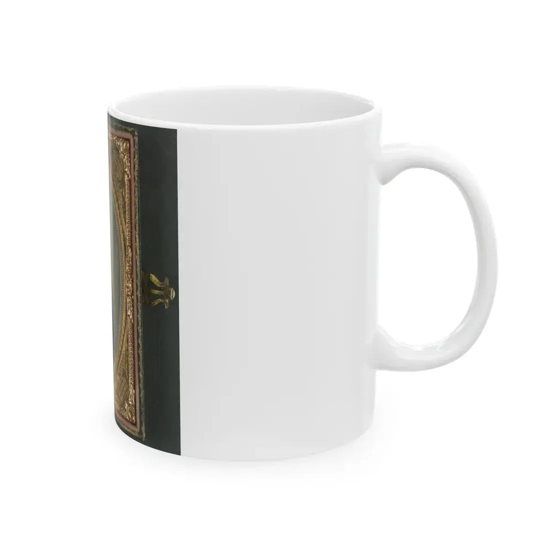 Private Archibald Magill Smith Of Co. F, 1st Virginia Cavalry Regiment, And Co. D, 6th Virginia Cavalry Regiment, In Uniform (U.S. Civil War) White Coffee Mug - Go Mug Yourself