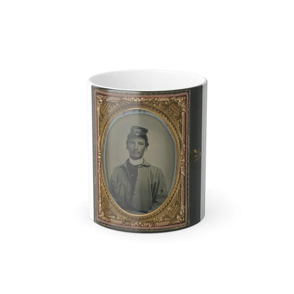 Private Archibald Magill Smith of Co. F, 1St Virginia Cavalry Regiment, and Co. D, 6Th Virginia Cavalry Regiment, in Uniform (U.S. Civil War) Color Changing Coffee Mug 11oz-11oz-Go Mug Yourself