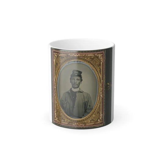 Private Archibald Magill Smith of Co. F, 1St Virginia Cavalry Regiment, and Co. D, 6Th Virginia Cavalry Regiment, in Uniform (U.S. Civil War) Color Changing Coffee Mug 11oz-11oz-Go Mug Yourself