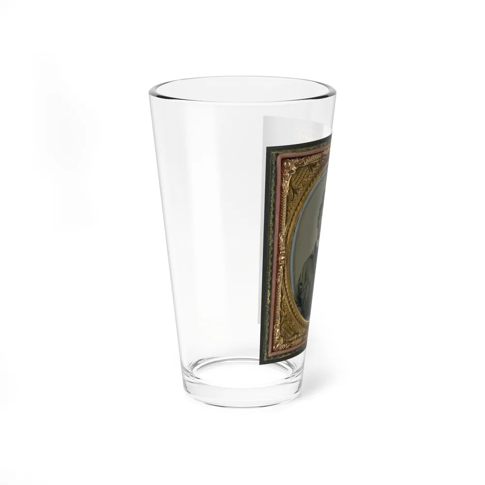 Private Archibald Magill Smith Of Co. F, 1st Virginia Cavalry Regiment, And Co. D, 6th Virginia Cavalry Regiment, In Uniform (U.S. Civil War) Pint Glass 16oz-Go Mug Yourself