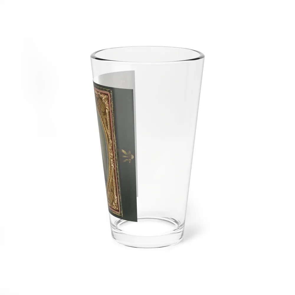 Private Archibald Magill Smith Of Co. F, 1st Virginia Cavalry Regiment, And Co. D, 6th Virginia Cavalry Regiment, In Uniform (U.S. Civil War) Pint Glass 16oz-Go Mug Yourself