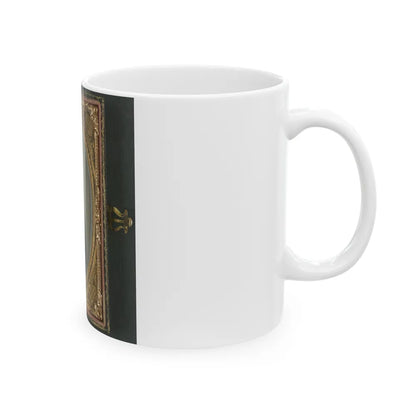 Private Archibald Magill Smith Of Co. F, 1st Virginia Cavalry Regiment, And Co. D, 6th Virginia Cavalry Regiment, In Uniform (U.S. Civil War) White Coffee Mug-Go Mug Yourself