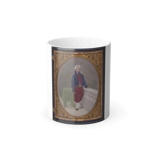 Private Louis A. Matos of Co. C, 5Th New York Infantry Regiment in Union Zouave Uniform (U.S. Civil War) Color Changing Coffee Mug 11oz Default Title 11oz - Go Mug Yourself
