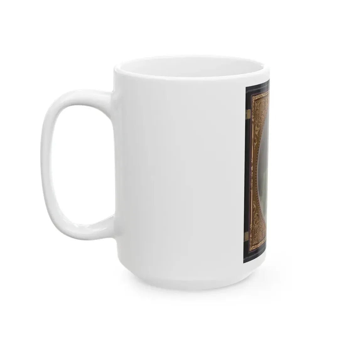 Private Louis A. Matos Of Co. C, 5th New York Infantry Regiment In Union Zouave Uniform (U.S. Civil War) White Coffee Mug - Go Mug Yourself