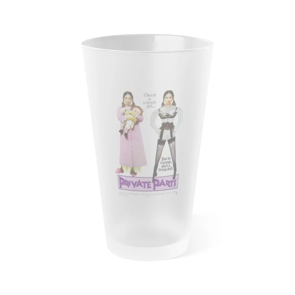 PRIVATE PARTS 1997 Movie Poster - Frosted Pint Glass 16oz-Go Mug Yourself