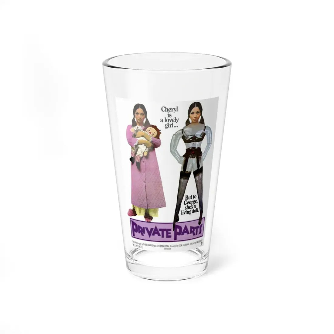 PRIVATE PARTS 1997 Movie Poster - Pint Glass 16oz 16oz - Go Mug Yourself