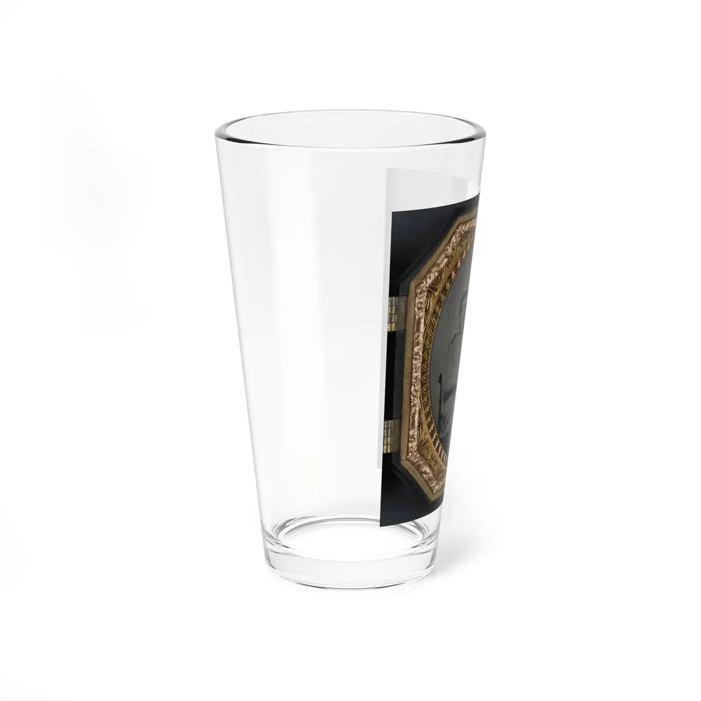 Private Reggie T. Wingfield And Private Hamden T. Flay In Confederate Uniforms (U.S. Civil War) Pint Glass 16oz-Go Mug Yourself