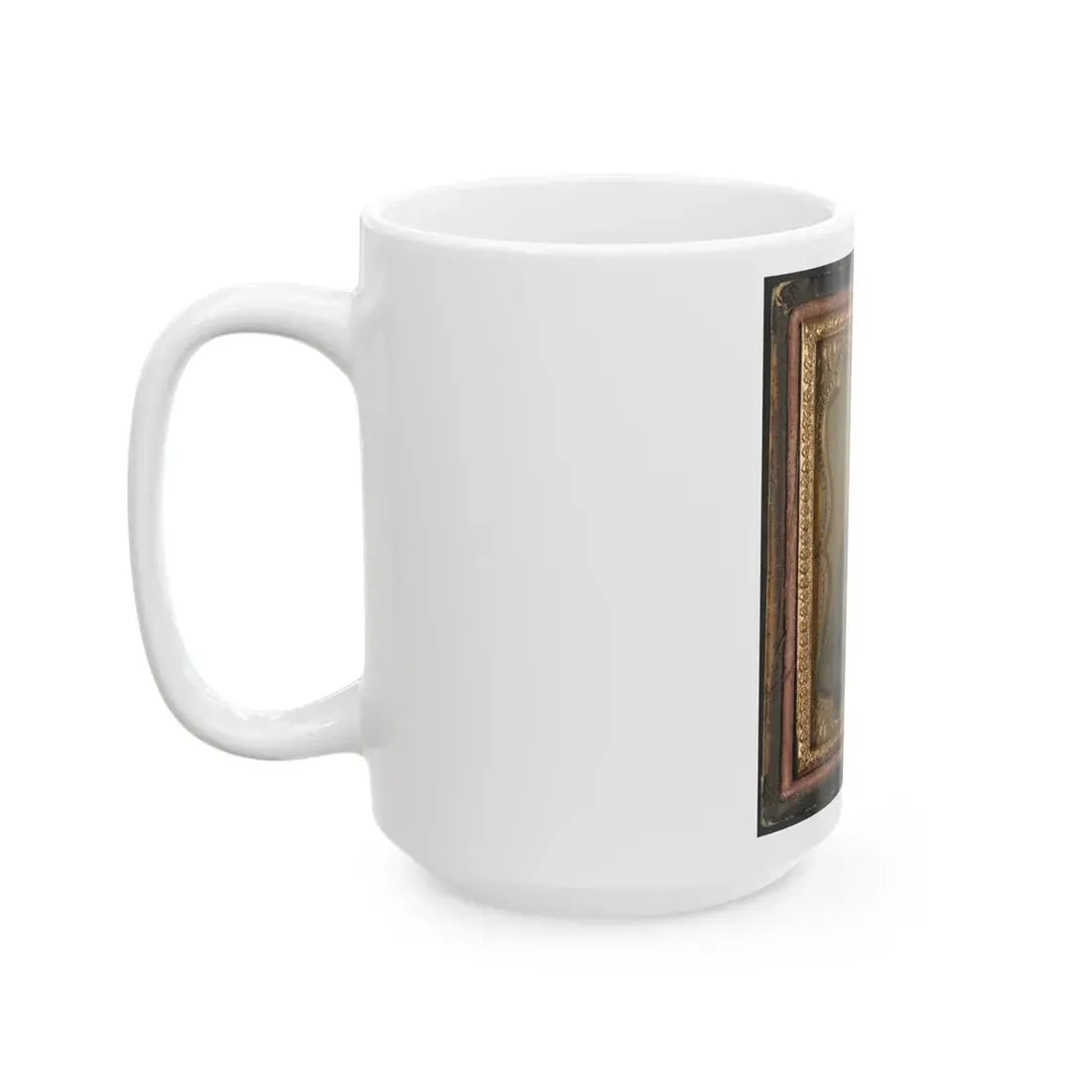 Private Reuben Goodson Of Co. G, 52nd North Carolina Infantry Regiment In Uniform (1) (U.S. Civil War) White Coffee Mug - Go Mug Yourself