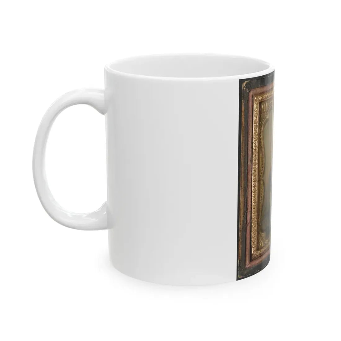 Private Reuben Goodson Of Co. G, 52nd North Carolina Infantry Regiment In Uniform (1) (U.S. Civil War) White Coffee Mug - Go Mug Yourself