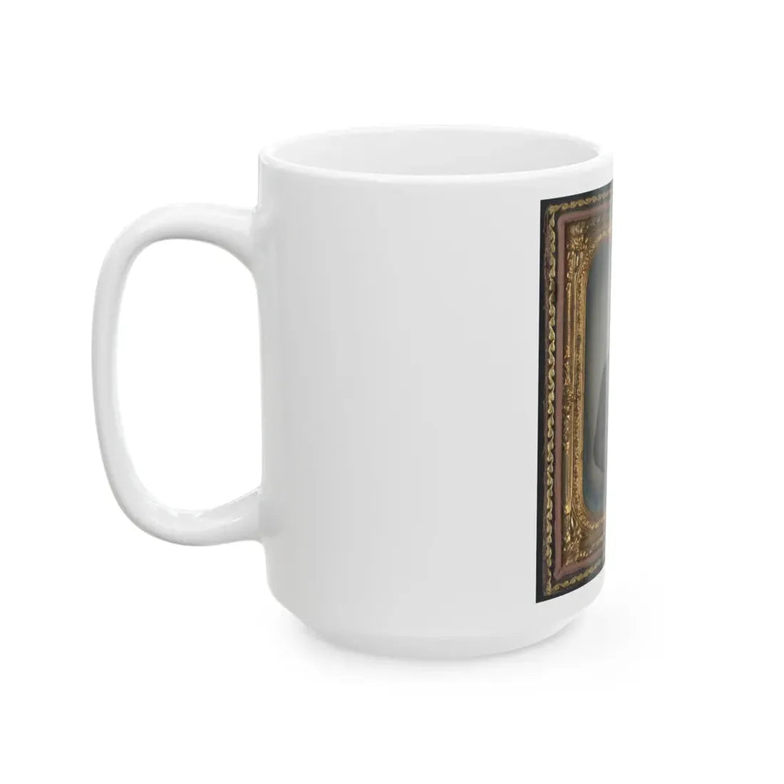 Private Samuel H. Wilhelm Of I Company, 4th Virginia Infantry Regiment With Knife (U.S. Civil War) White Coffee Mug - Go Mug Yourself