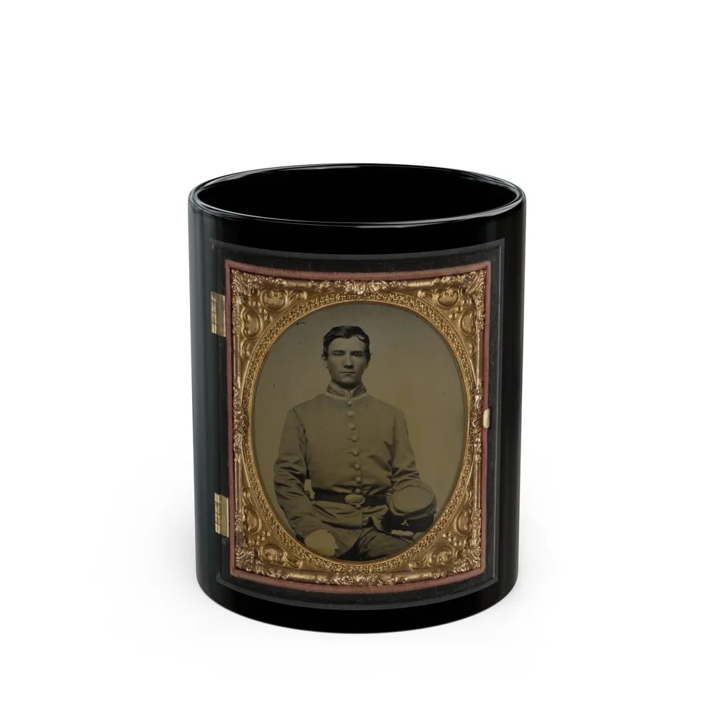 Private Samuel T. Cowley Of Co. A, 2nd Virginia Infantry Regiment (U.S. Civil War) Black Coffee Mug-11oz-Go Mug Yourself