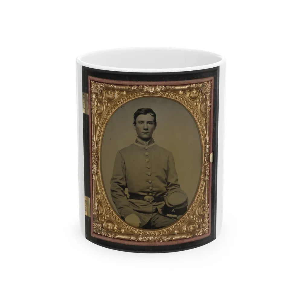 Private Samuel T. Cowley Of Co. A, 2nd Virginia Infantry Regiment (U.S. Civil War) White Coffee Mug-11oz-Go Mug Yourself