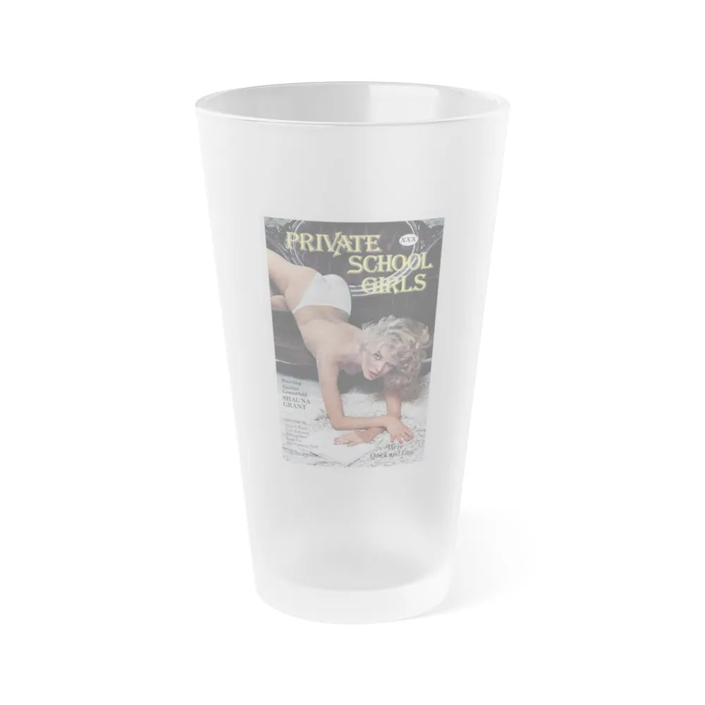 PRIVATE SCHOOLGIRLS 1983 Movie Poster - Frosted Pint Glass 16oz-Go Mug Yourself