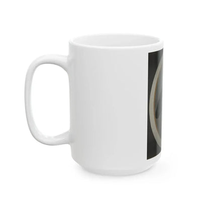 Private Silas York Of Co. F, 5th Illinois Cavalry Regiment, With Single Shot Percussion Pistol, Lefaucheux Revolver, And Sword (U.S. Civil War) White Coffee Mug - Go Mug Yourself