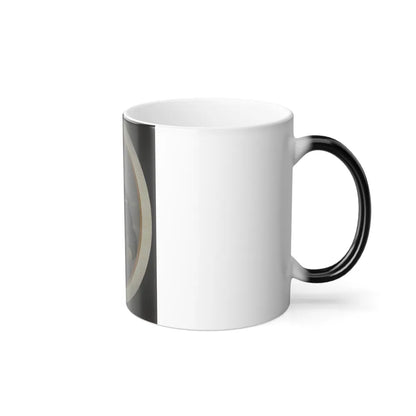 Private Silas York of Co. F, 5Th Illinois Cavalry Regiment, With Single Shot Percussion Pistol, Lefaucheux Revolver, and Sword (U.S. Civil War) Color Changing Coffee Mug 11oz-Go Mug Yourself