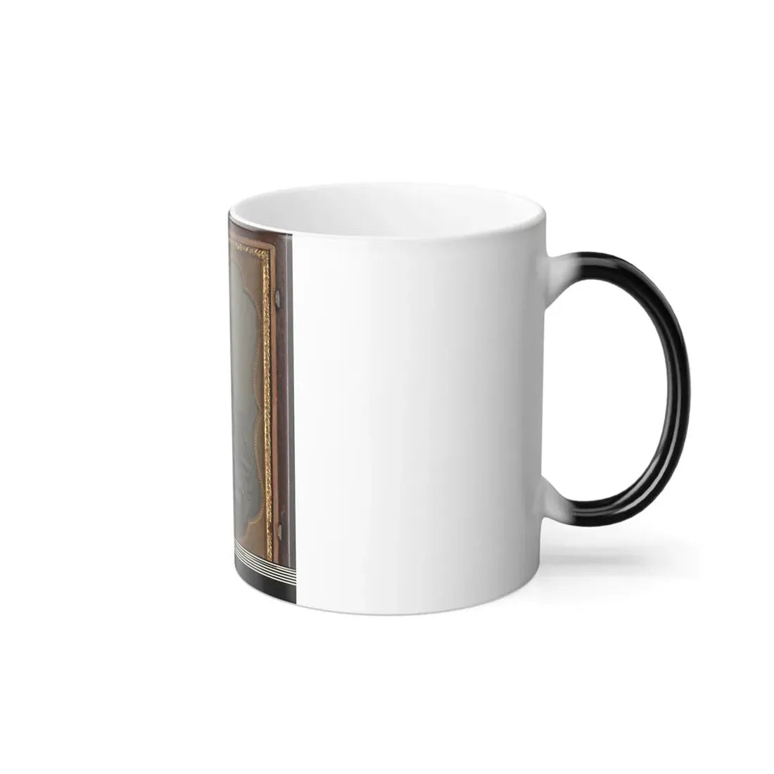 Private Simeon J. Crews of Co. F, 7Th Texas Cavalry Regiment, With Cut Down Saber and Revolver (U.S. Civil War) Color Changing Coffee Mug 11oz - Go Mug Yourself