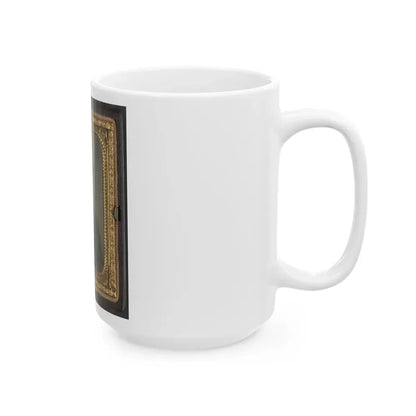 Private Thomas Green Of Co. B, 11th Massachusetts Infantry Regiment In Uniform (U.S. Civil War) White Coffee Mug - Go Mug Yourself