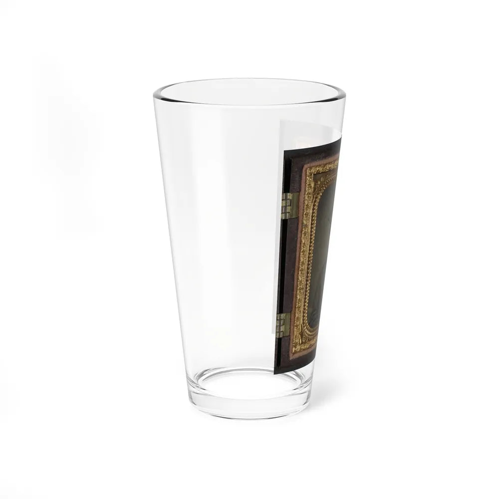 Private Thomas Green Of Co. B, 11th Massachusetts Infantry Regiment In Uniform (U.S. Civil War) Pint Glass 16oz-Go Mug Yourself