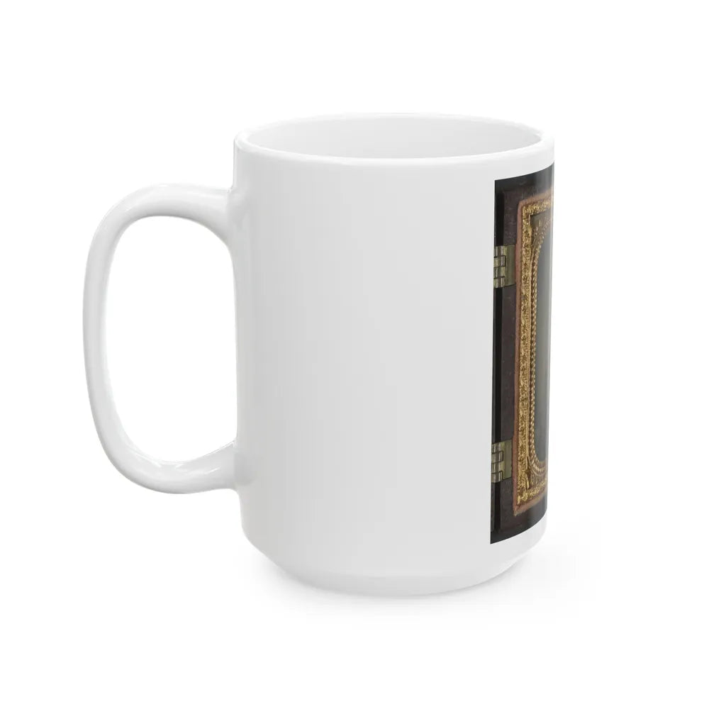 Private Thomas Green Of Co. B, 11th Massachusetts Infantry Regiment In Uniform (U.S. Civil War) White Coffee Mug-Go Mug Yourself