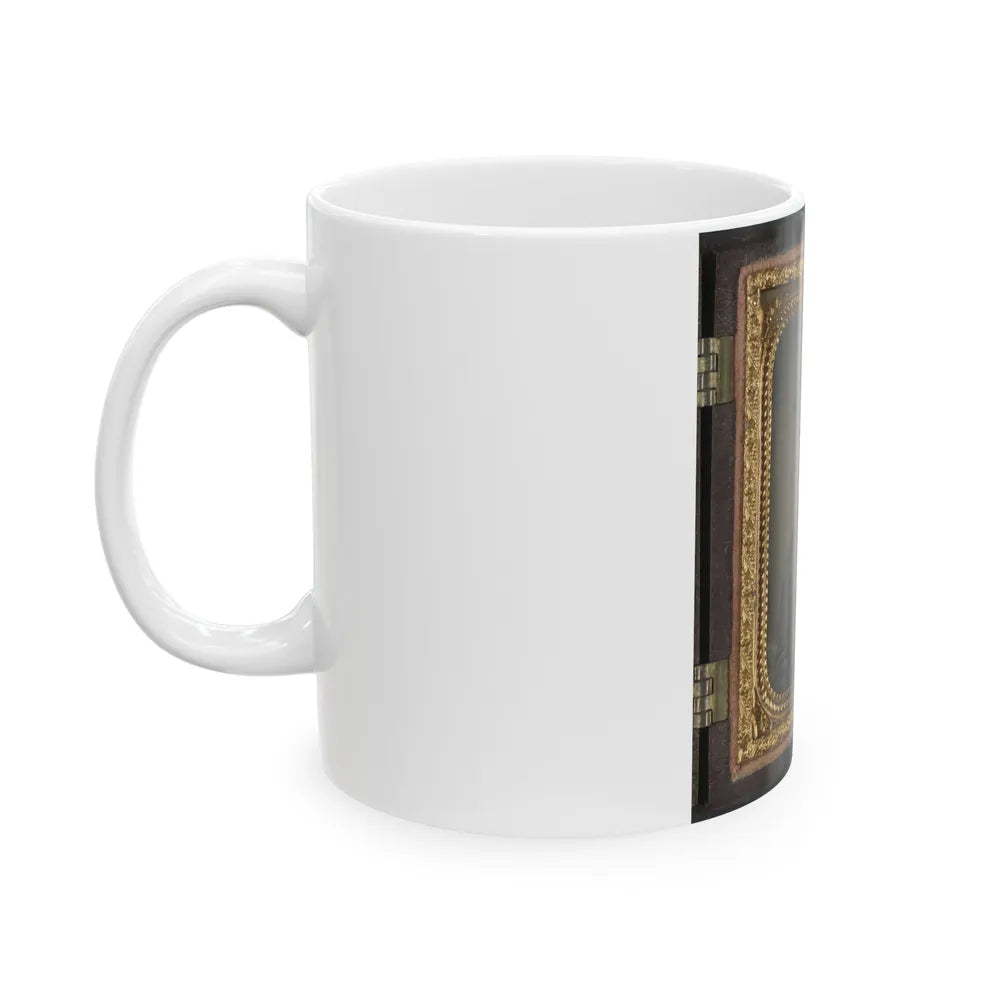 Private Thomas Green Of Co. B, 11th Massachusetts Infantry Regiment In Uniform (U.S. Civil War) White Coffee Mug-Go Mug Yourself