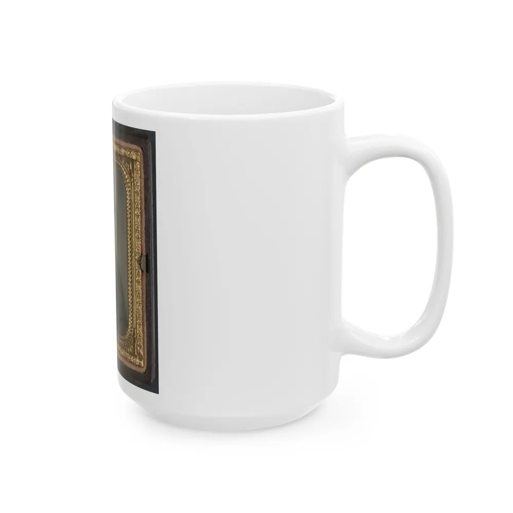 Private Thomas Green Of Co. B, 11th Massachusetts Infantry Regiment In Uniform (U.S. Civil War) White Coffee Mug-Go Mug Yourself