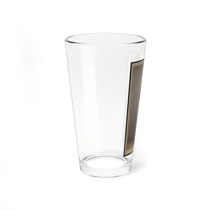 Private William Sargent Of Co. E, 53rd Pennsylvania Infantry Regiment, In Uniform, After The Amputation Of Both Arms (U.S. Civil War) Pint Glass 16oz - Go Mug Yourself