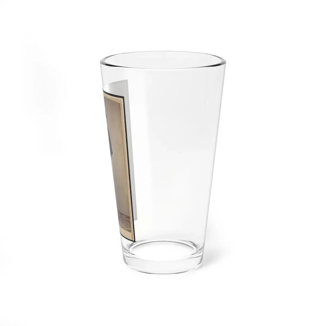 Private William Sargent Of Co. E, 53rd Pennsylvania Infantry Regiment, In Uniform, After The Amputation Of Both Arms (U.S. Civil War) Pint Glass 16oz - Go Mug Yourself