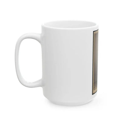 Private William Sargent Of Co. E, 53rd Pennsylvania Infantry Regiment, In Uniform, After The Amputation Of Both Arms (U.S. Civil War) White Coffee Mug - Go Mug Yourself