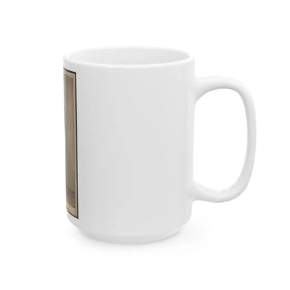 Private William Sargent Of Co. E, 53rd Pennsylvania Infantry Regiment, In Uniform, After The Amputation Of Both Arms (U.S. Civil War) White Coffee Mug - Go Mug Yourself