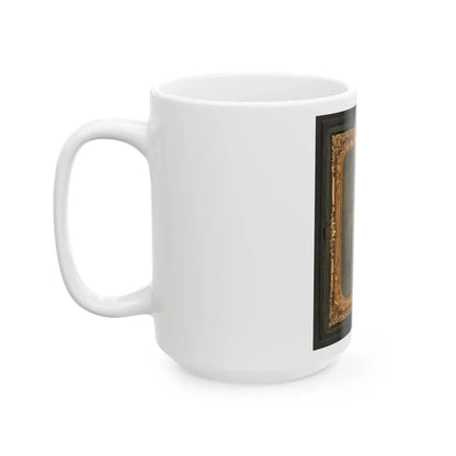 Private W.T. Harbison Of Company B, 11th North Carolina Infantry Regiment (U.S. Civil War) White Coffee Mug - Go Mug Yourself