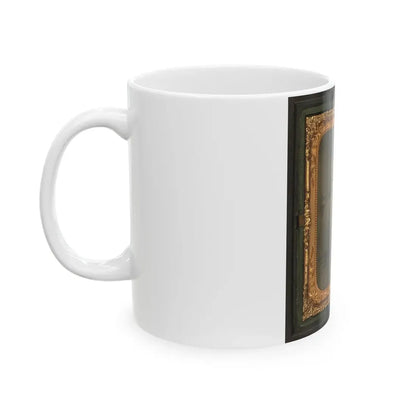 Private W.T. Harbison Of Company B, 11th North Carolina Infantry Regiment (U.S. Civil War) White Coffee Mug - Go Mug Yourself