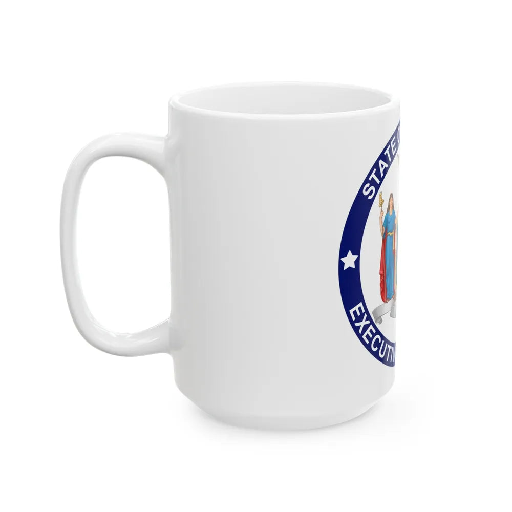 Privy Seal of New York - White Coffee Mug-Go Mug Yourself