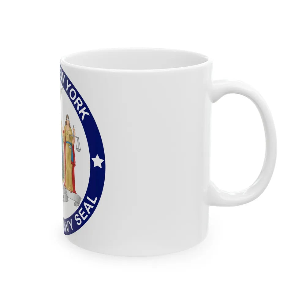 Privy Seal of New York - White Coffee Mug-Go Mug Yourself