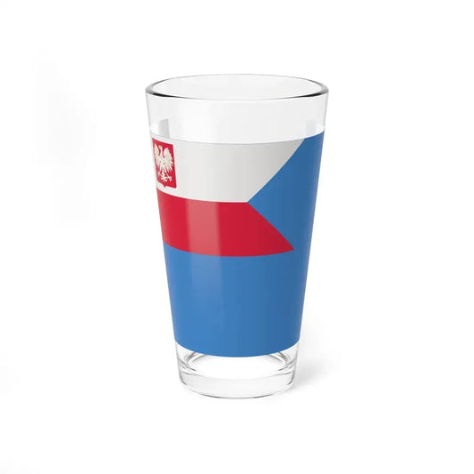 PRL Bandera pjp (Poland) Pint Glass 16oz 16oz - Go Mug Yourself