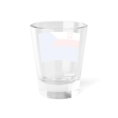 PRL Bandera pjp (Poland) Shot Glass 1.5oz - Go Mug Yourself